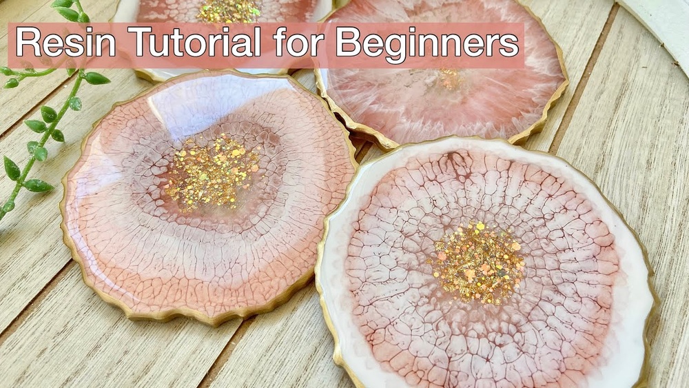 Resin Crafts Tutorial Coasters