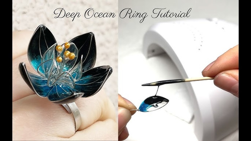 Resin Crafts Tutorial With Flowers