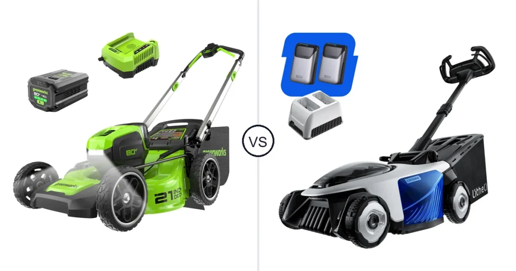 Comparison of Greenworks Power and LiTHELi Modern