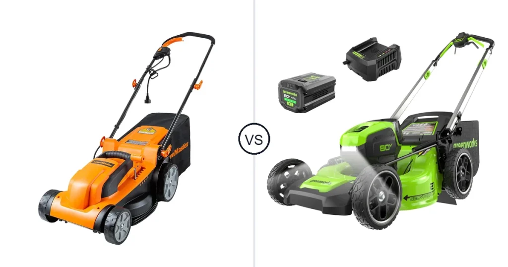 Comparison of LawnMaster 14Inch and Greenworks Power