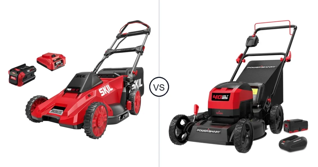 Comparison of Skil 40V and PowerSmart 17in